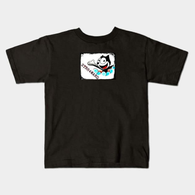 Str84ward "Felix The Cat" Kids T-Shirt by str84ward_art